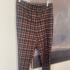 Sanctuary Plaid Semi-Flare Leggings